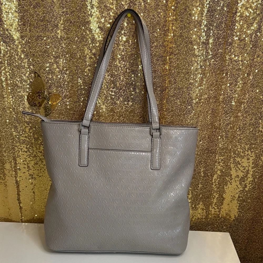 Michael Kors Monogrammed Gray Tote bag